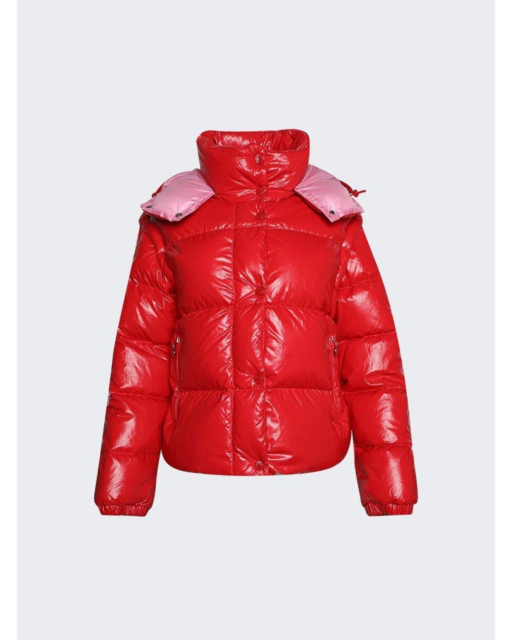Moncler Mauleon Puffer Jacket in Red | Lyst
