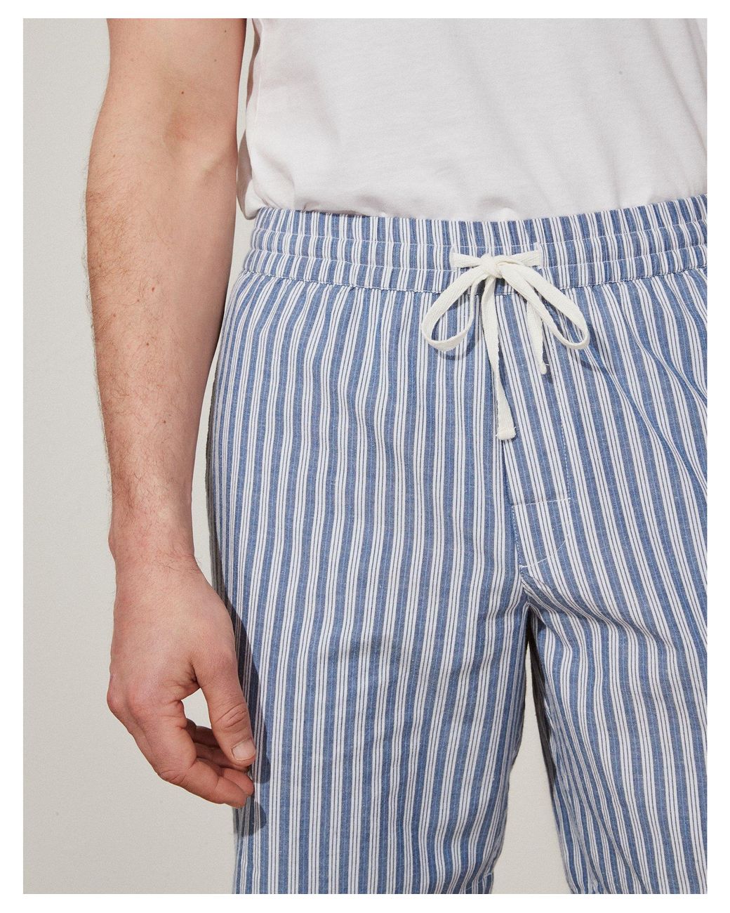 Striped pj shorts clearance