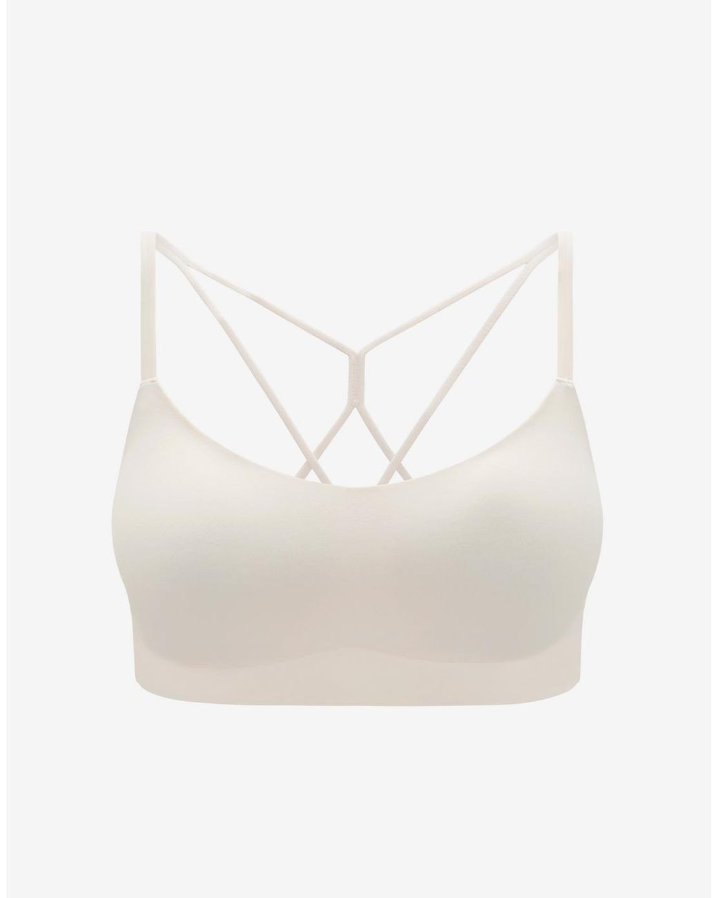Thirdlove White Tempsync Active Pullover Sports Bra