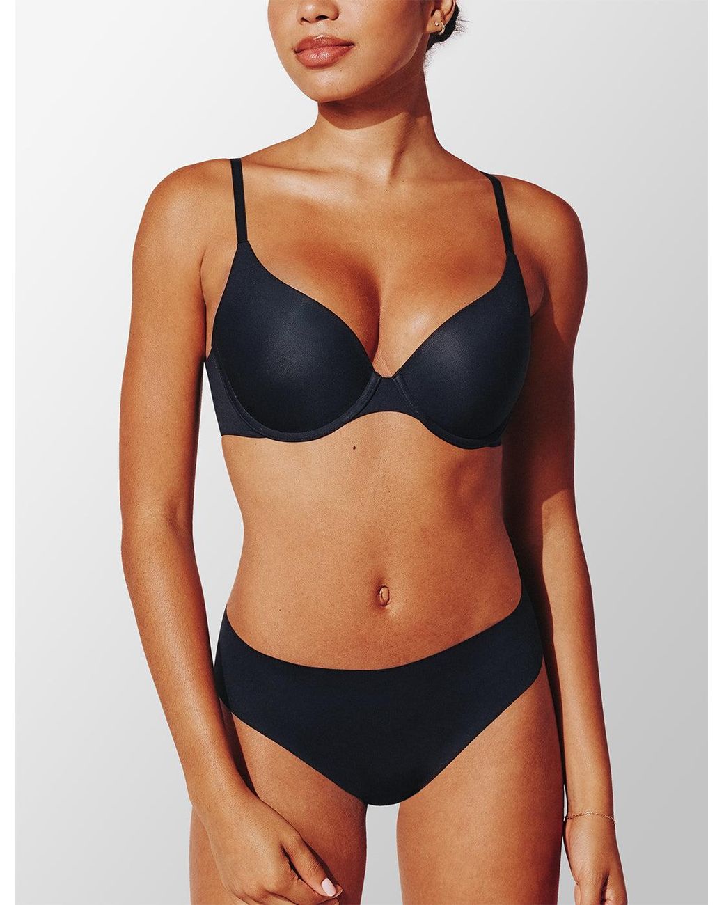 Thirdlove Black Zero Edge Push-Up Bra