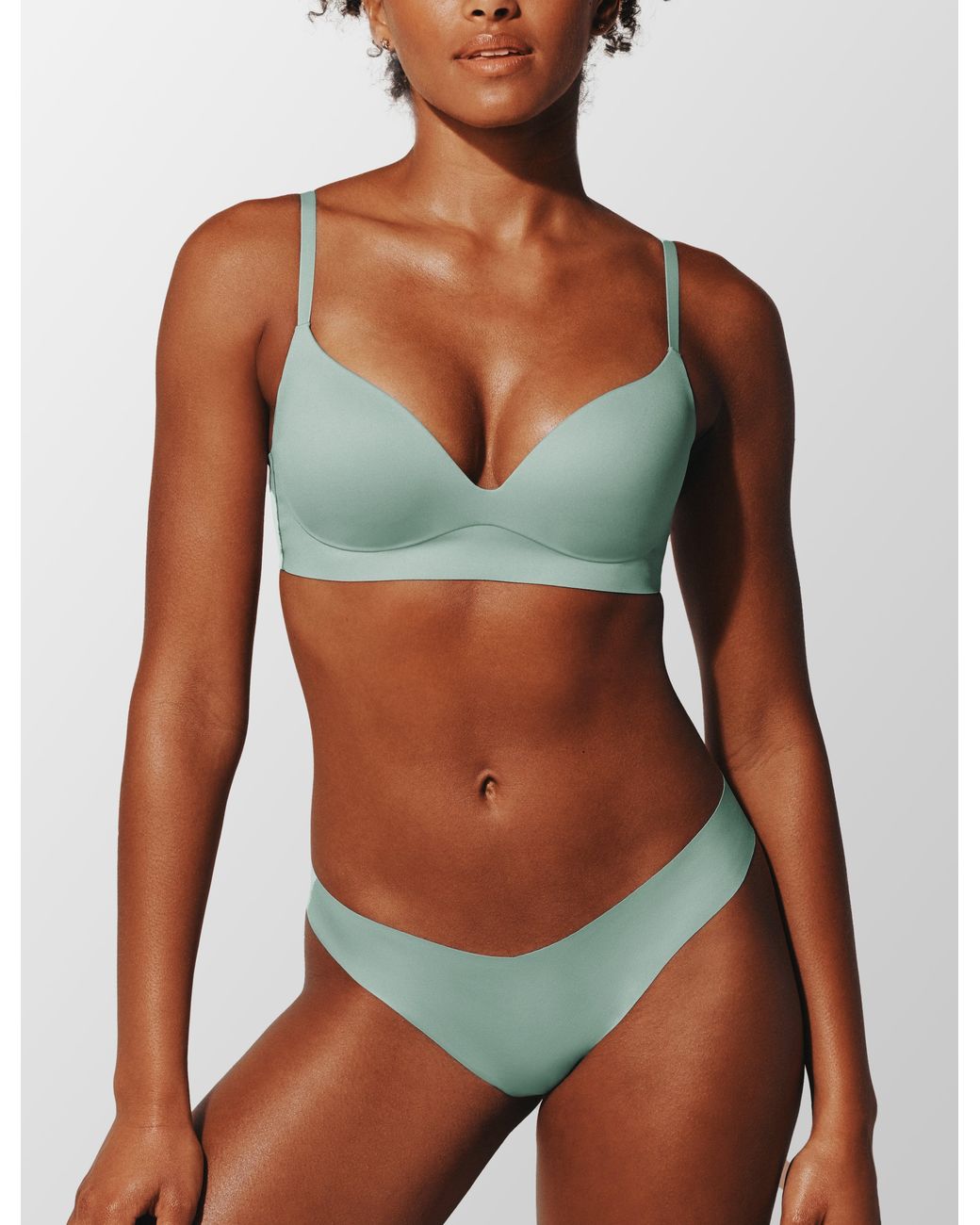 Thirdlove Blue Zero Edge Wireless Push-Up Bra