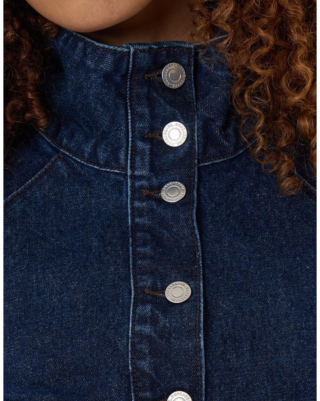 Threadbare Blue Denim Bomber Jacket
