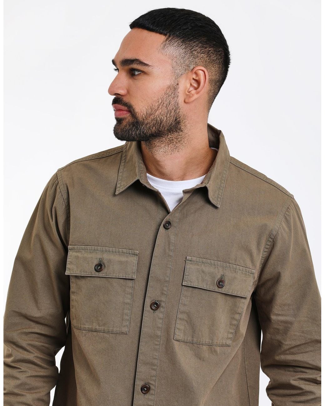 Threadbare Multicolor Lightweight Shacket for men