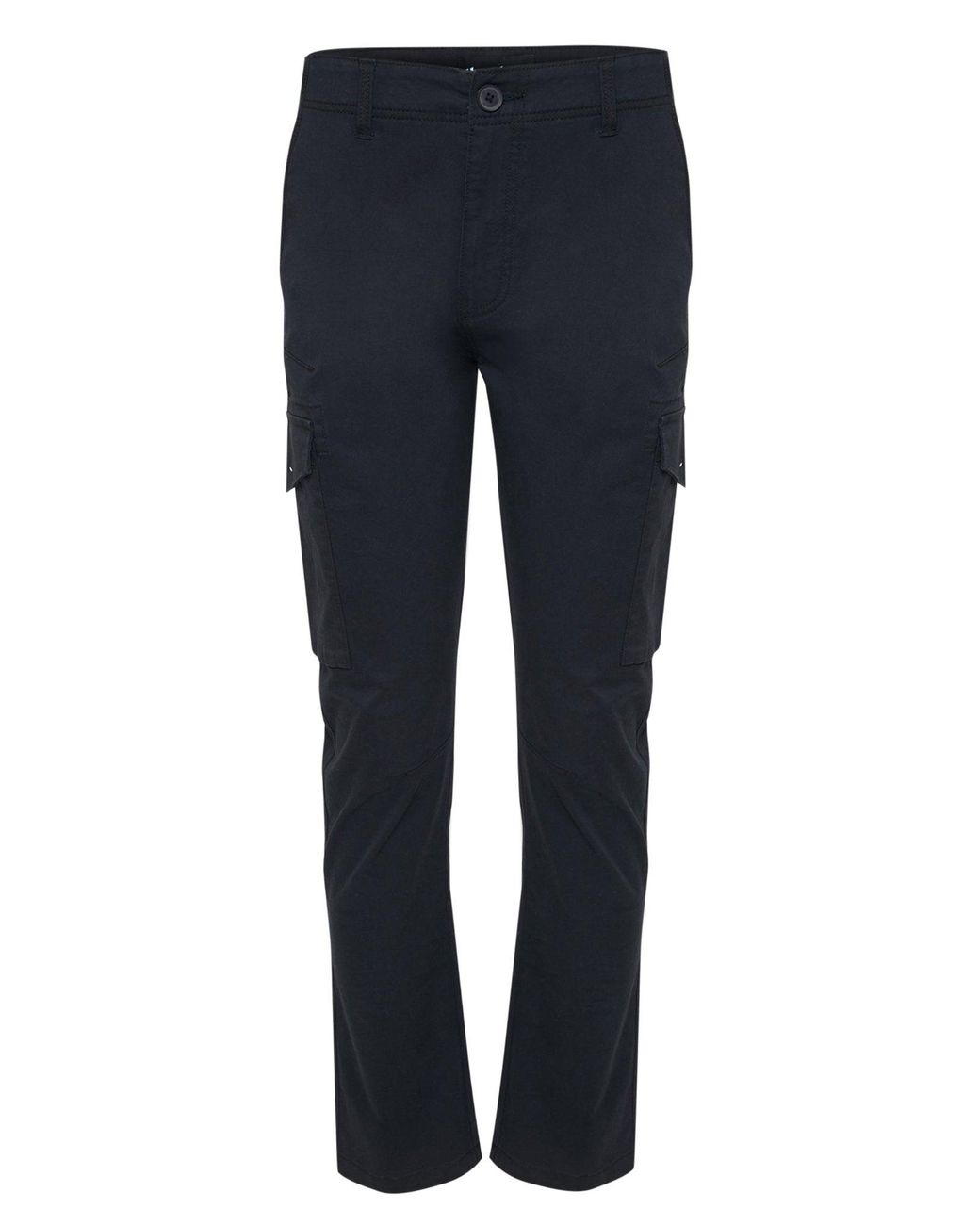 Threadbare Black The Everyday Slim Fit Cargo Trousers for men