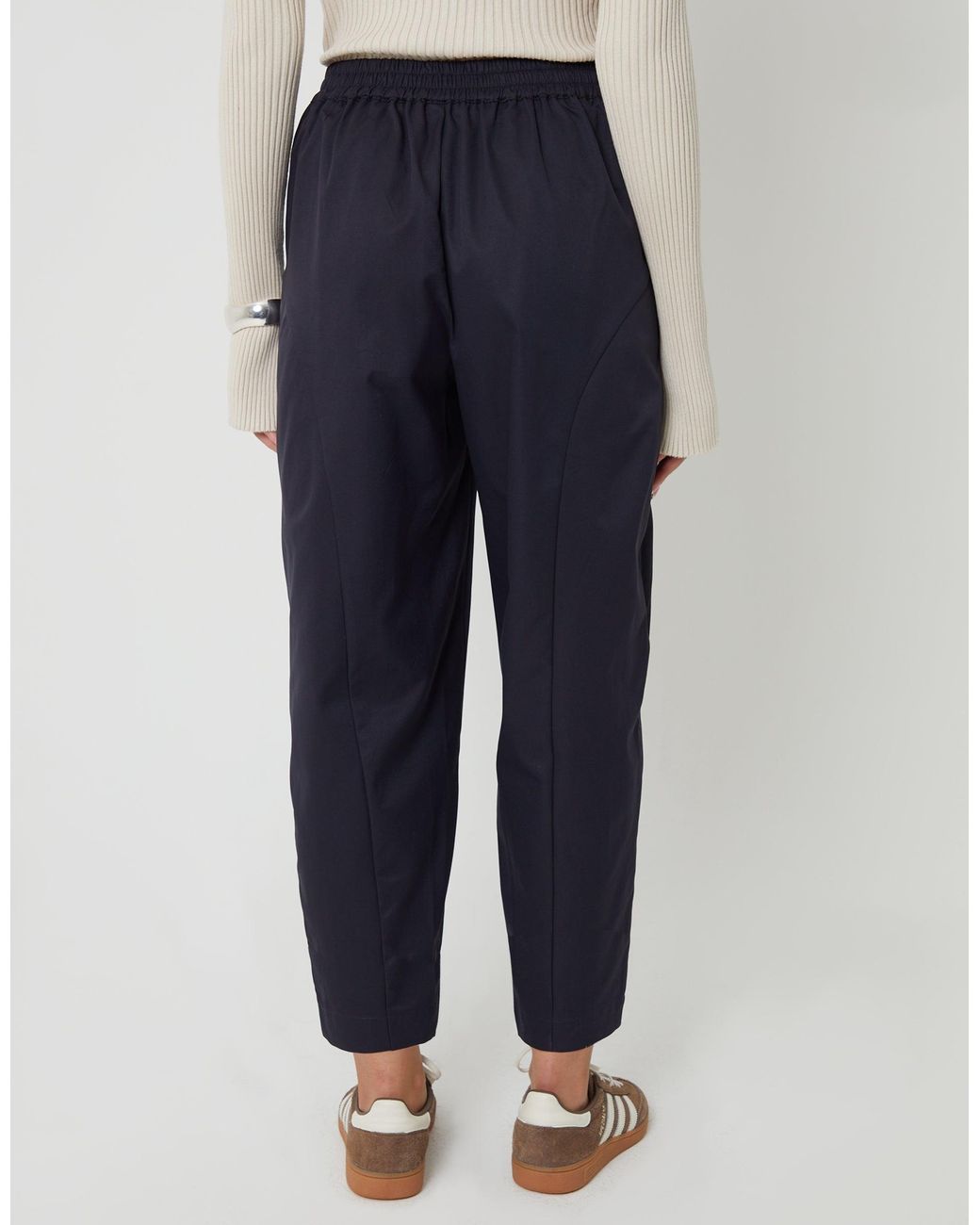Threadbare Curved Seam Barrel Leg Trousers in Blue | Lyst UK