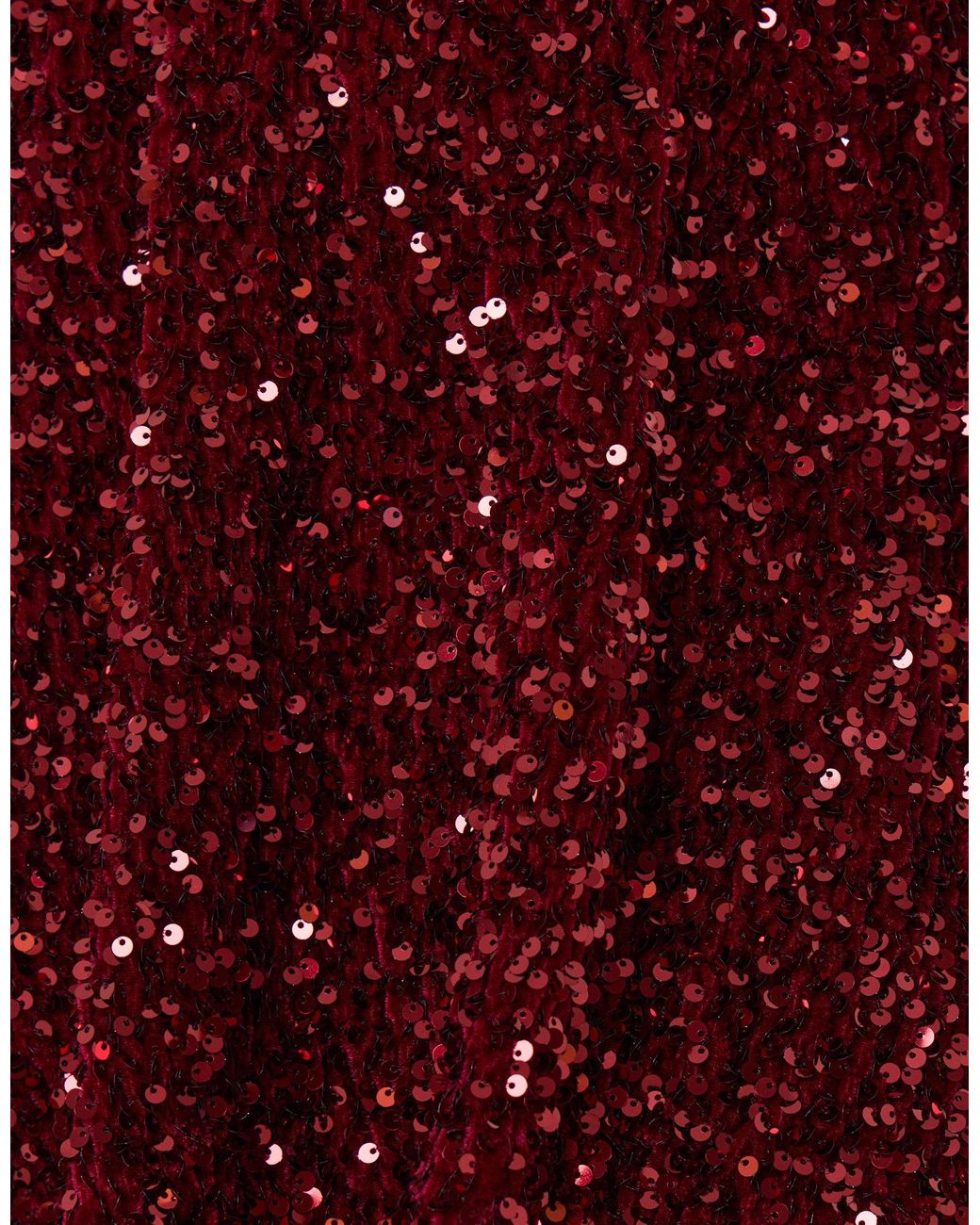 Threadbare Red Sequin Mini Swing Skirt