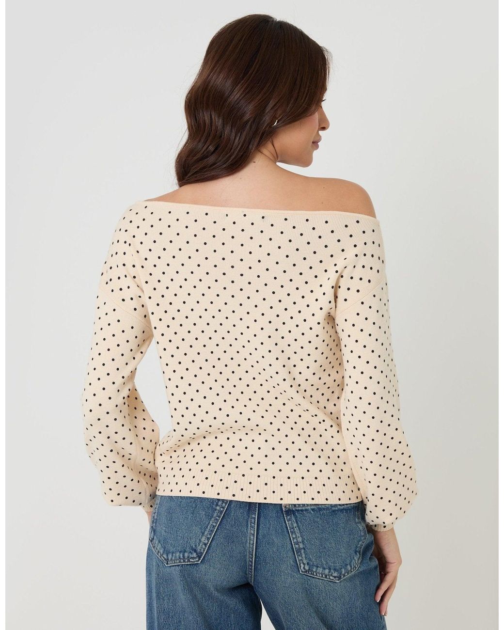 Threadbare Natural The Signature Soft Slash Neck Jumper