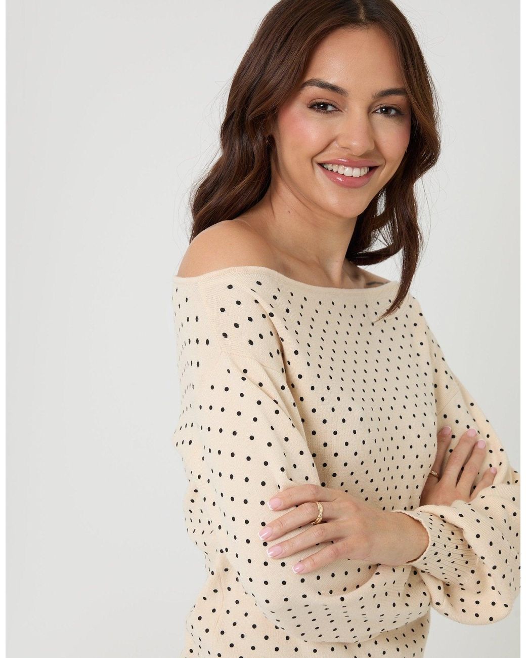 Threadbare Natural The Signature Soft Slash Neck Jumper