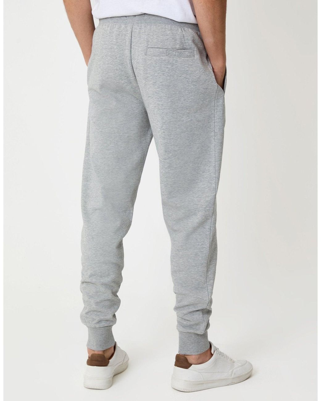 Threadbare Gray Regular Fit Joggers for men