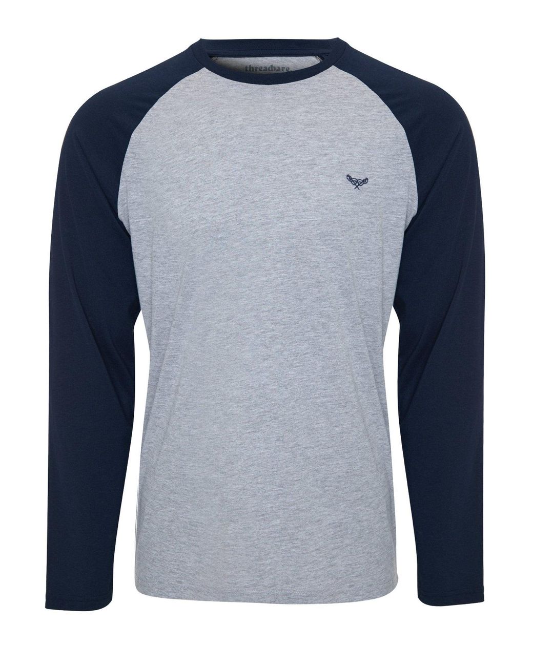 Threadbare Blue The Ultimate Long Sleeve Pyjama Set for men