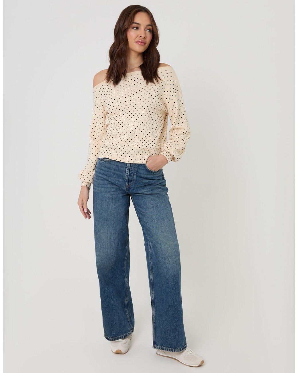 Threadbare Natural The Signature Soft Slash Neck Jumper