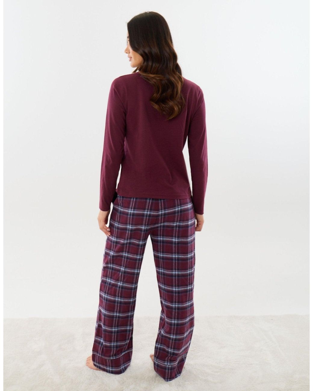 Threadbare Red Cotton Deck The Paws Christmas Pyjama Set