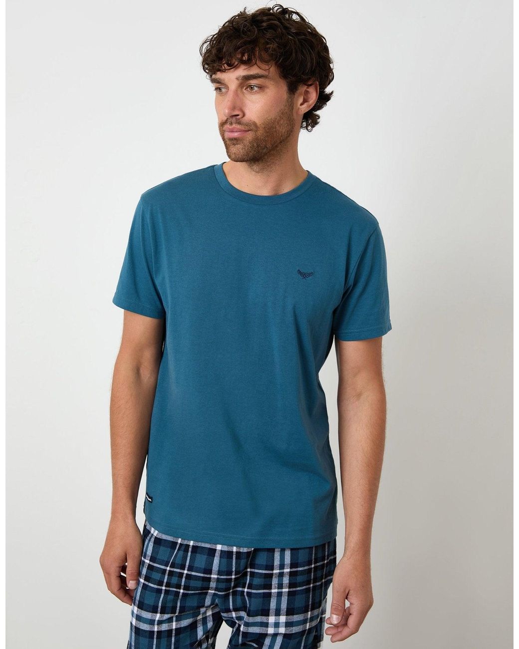 Threadbare Blue Pyjama Set for men