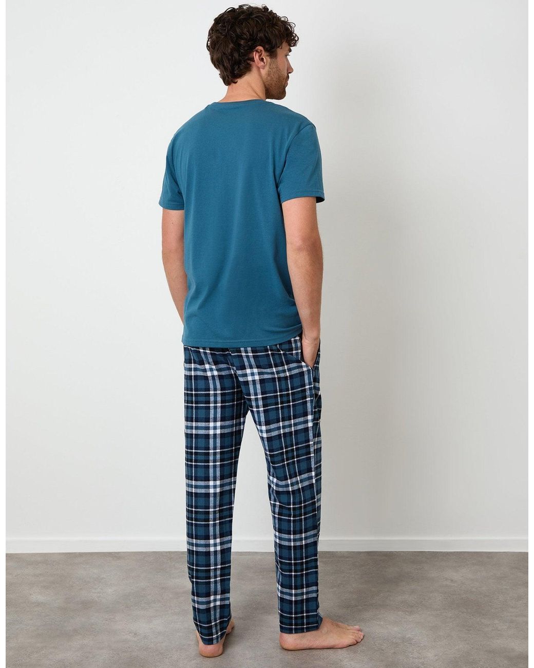 Threadbare Blue Pyjama Set for men