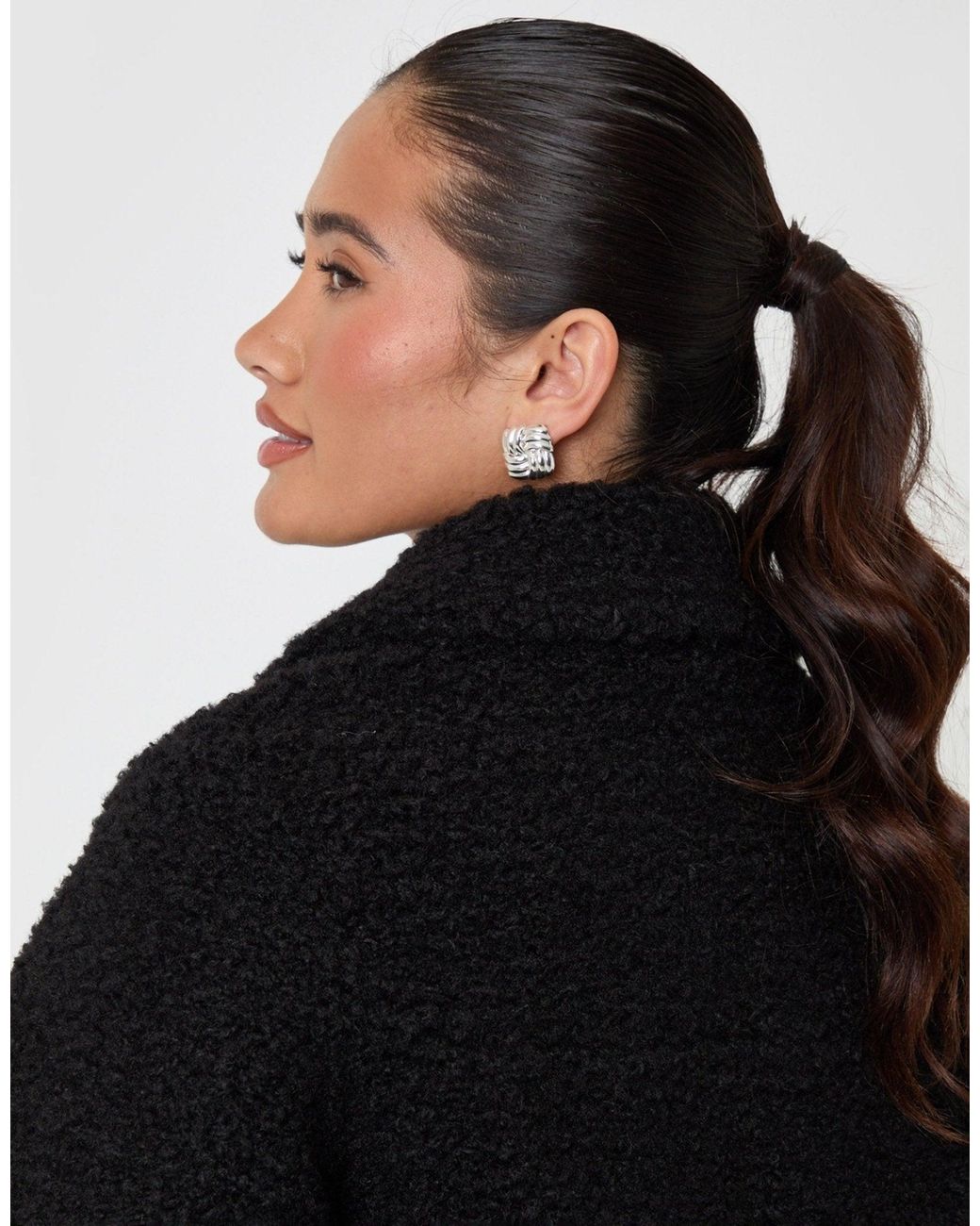 Threadbare Black Borg Cropped Jacket