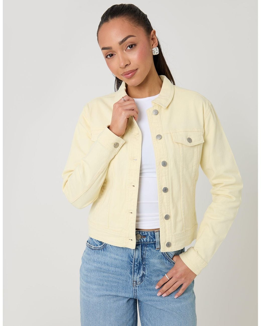 Threadbare Natural Stretch Denim Jacket