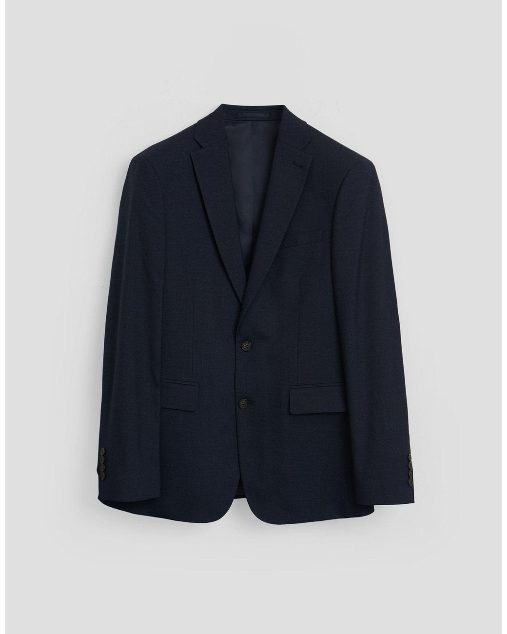Threadbare Blue Tailored Fit Single Breasted Blazer for men