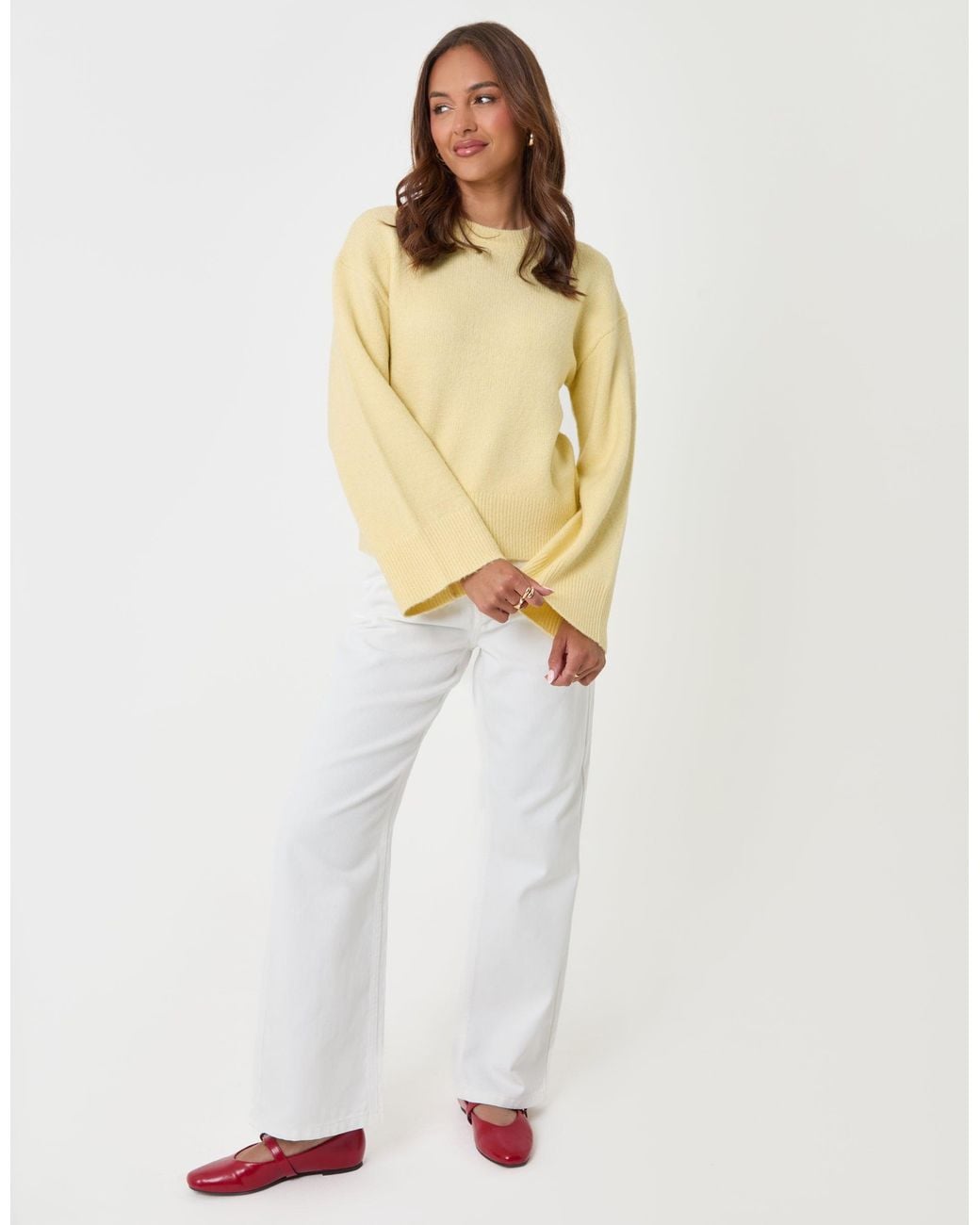 Threadbare Multicolor Relaxed Fit Crew Neck Jumper