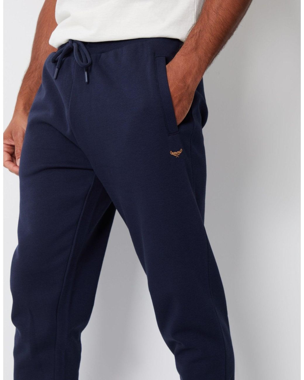 Threadbare Blue Regular Fit Joggers for men