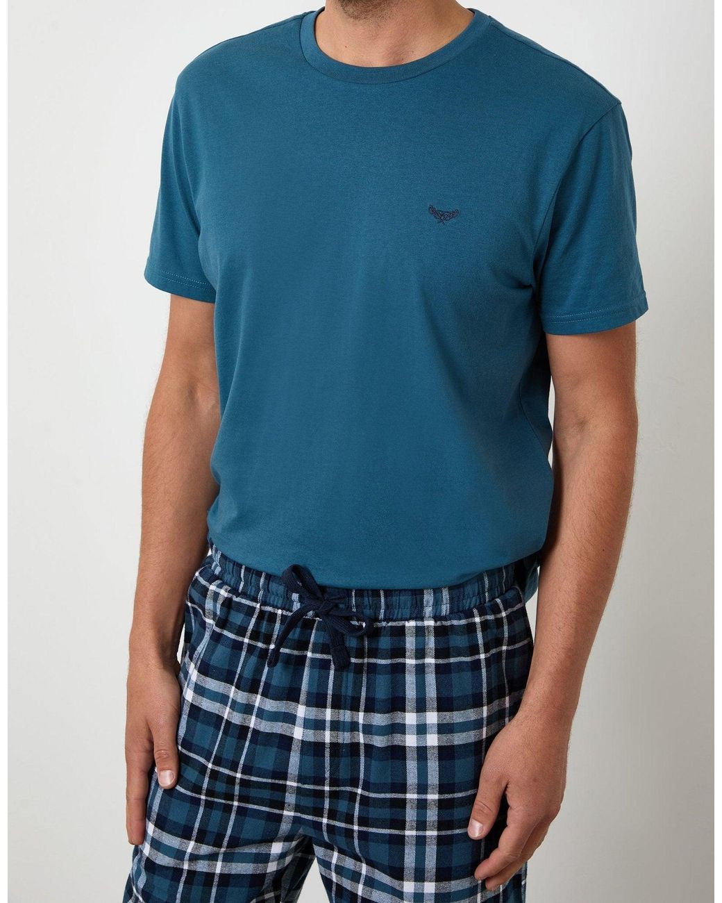 Threadbare Blue Pyjama Set for men