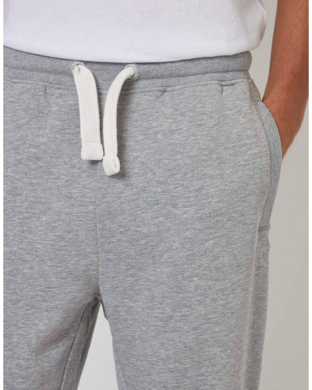 Threadbare Gray Straight Leg Joggers for men