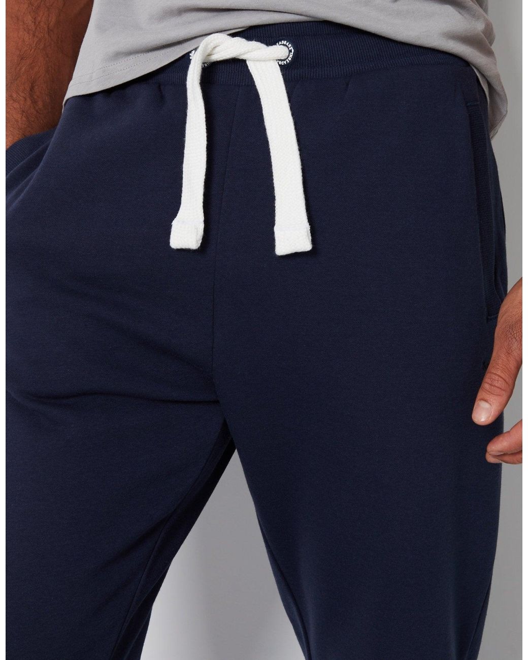 Threadbare Blue Straight Leg Joggers for men