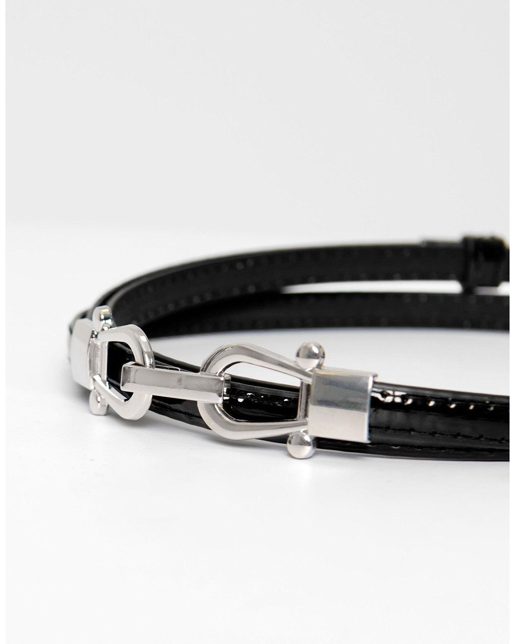 Threadbare Natural Faux Leather Belt With Horsebit Buckle