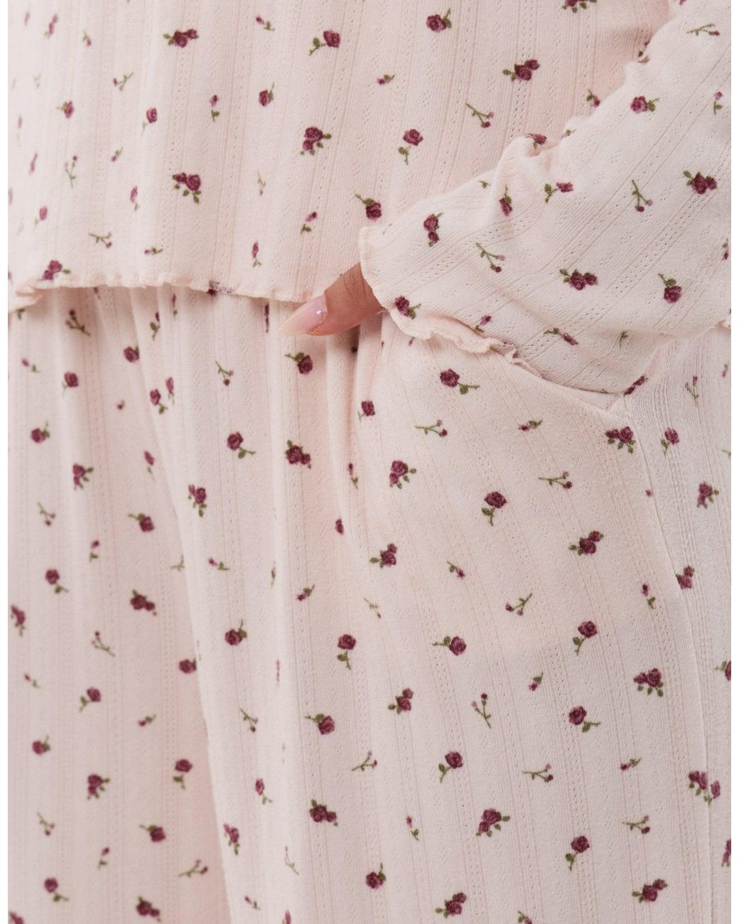 Threadbare Multicolor Long Sleeve Top & Trousers Pyjama Set