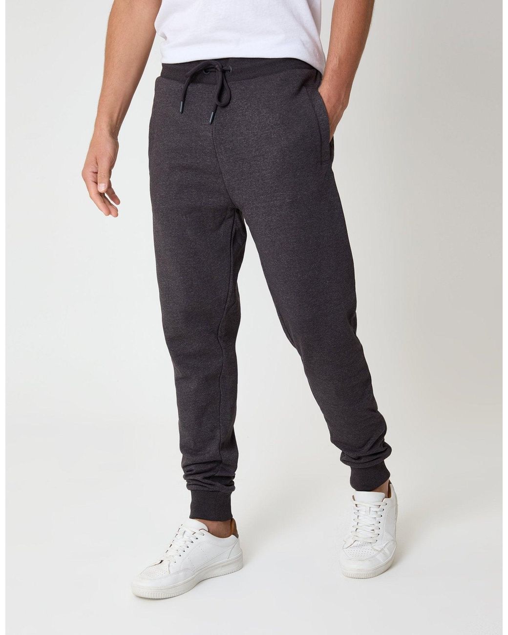 Threadbare Blue Regular Fit Joggers for men