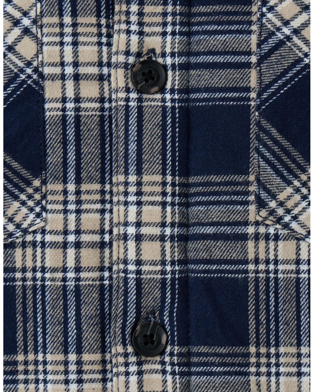 Threadbare Blue Quilted Hooded Shacket for men