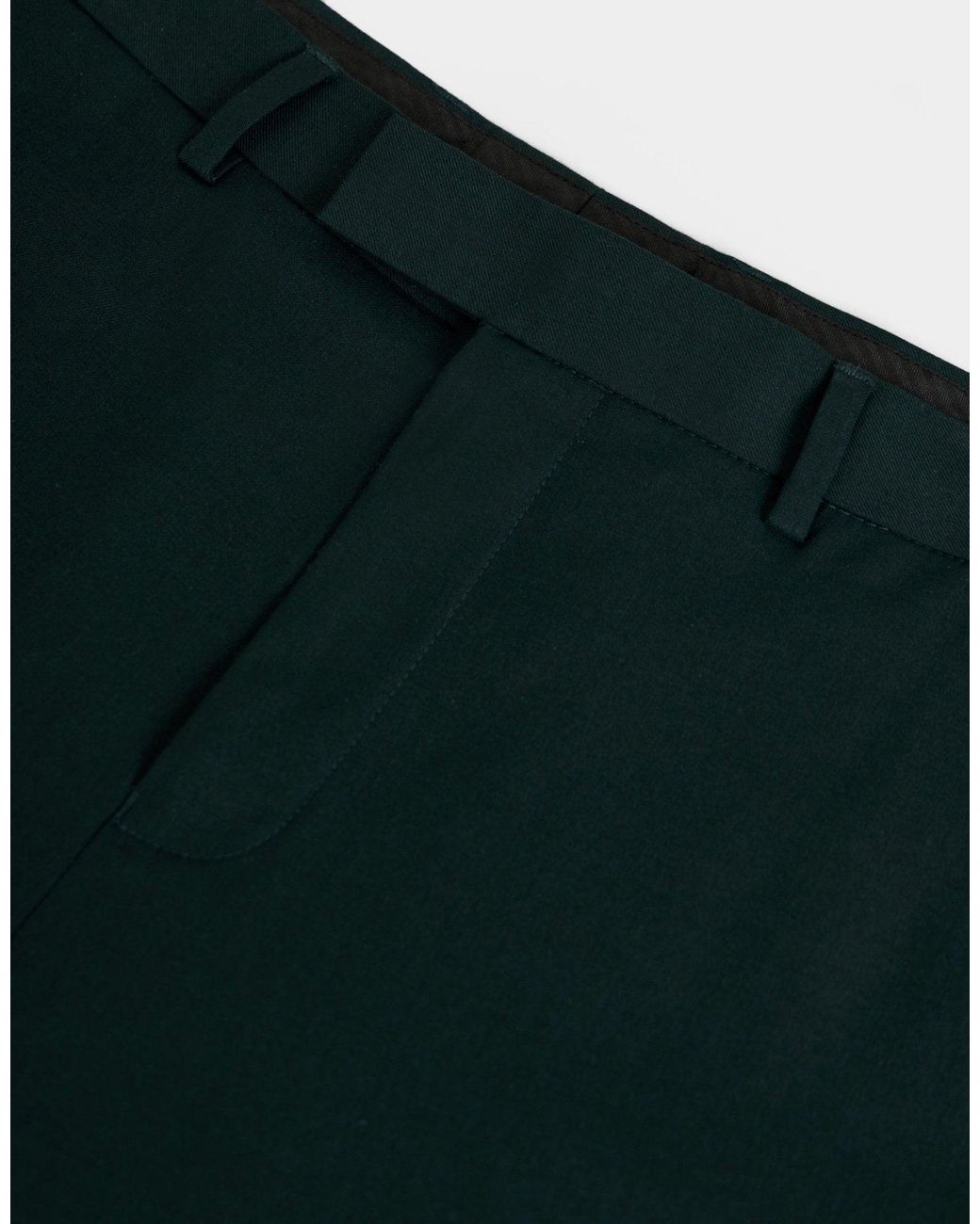 Threadbare Black Tailored Fit Suit Trousers for men
