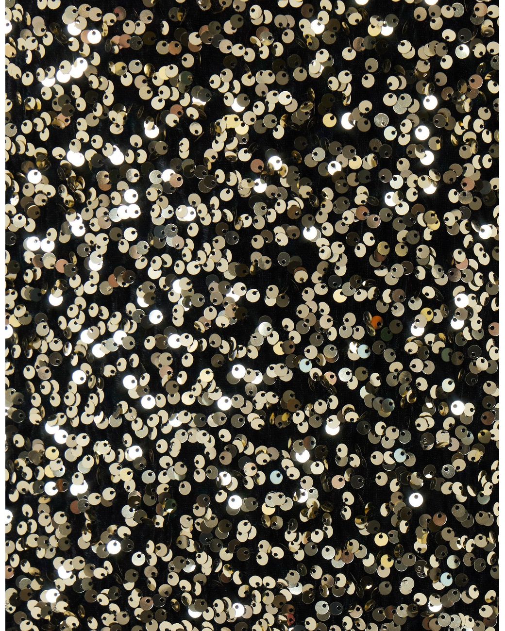 Threadbare Green High Neck Sequin Mini Dress