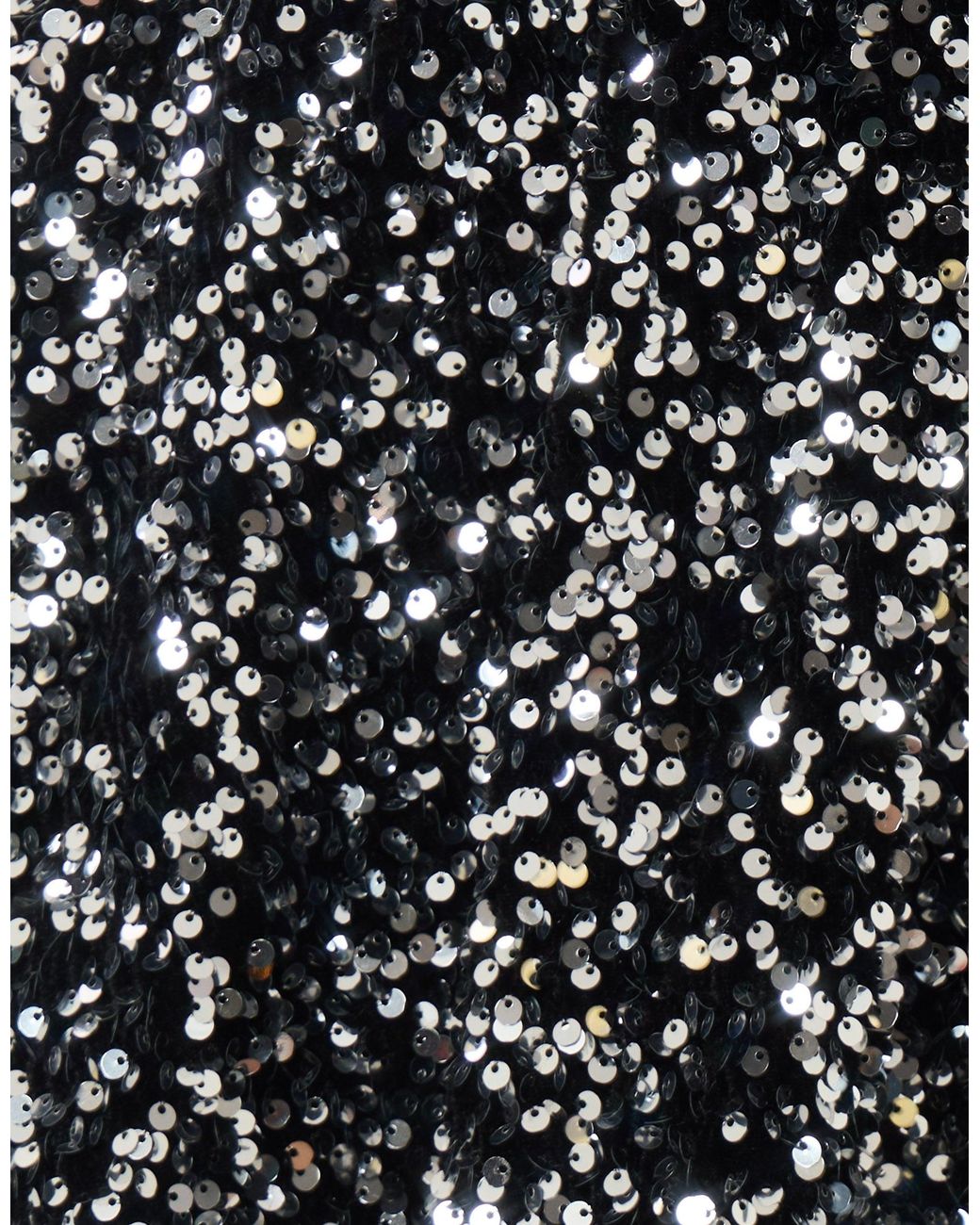 Threadbare Black Sequin Mini Swing Skirt