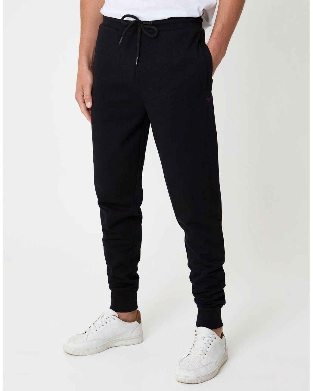 Threadbare Blue Regular Fit Joggers for men