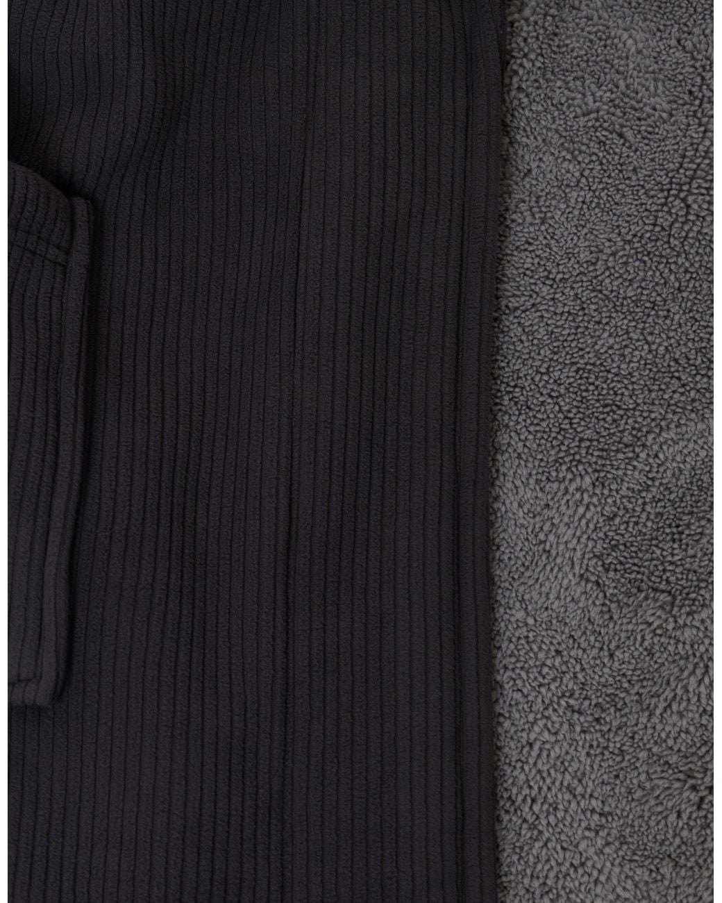Threadbare Blue Sherpa Lined Dressing Gown for men