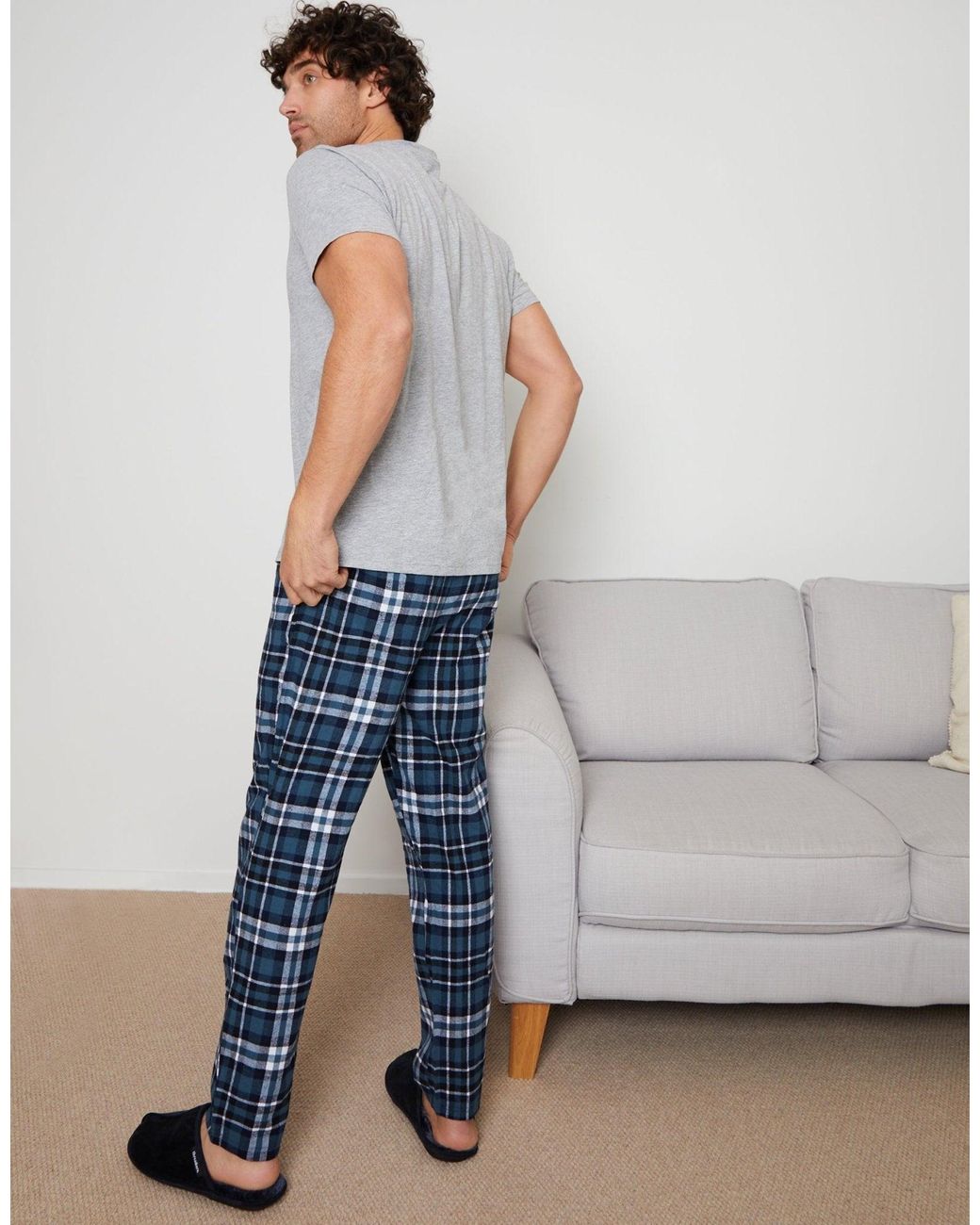 Threadbare White Pyjama Set for men