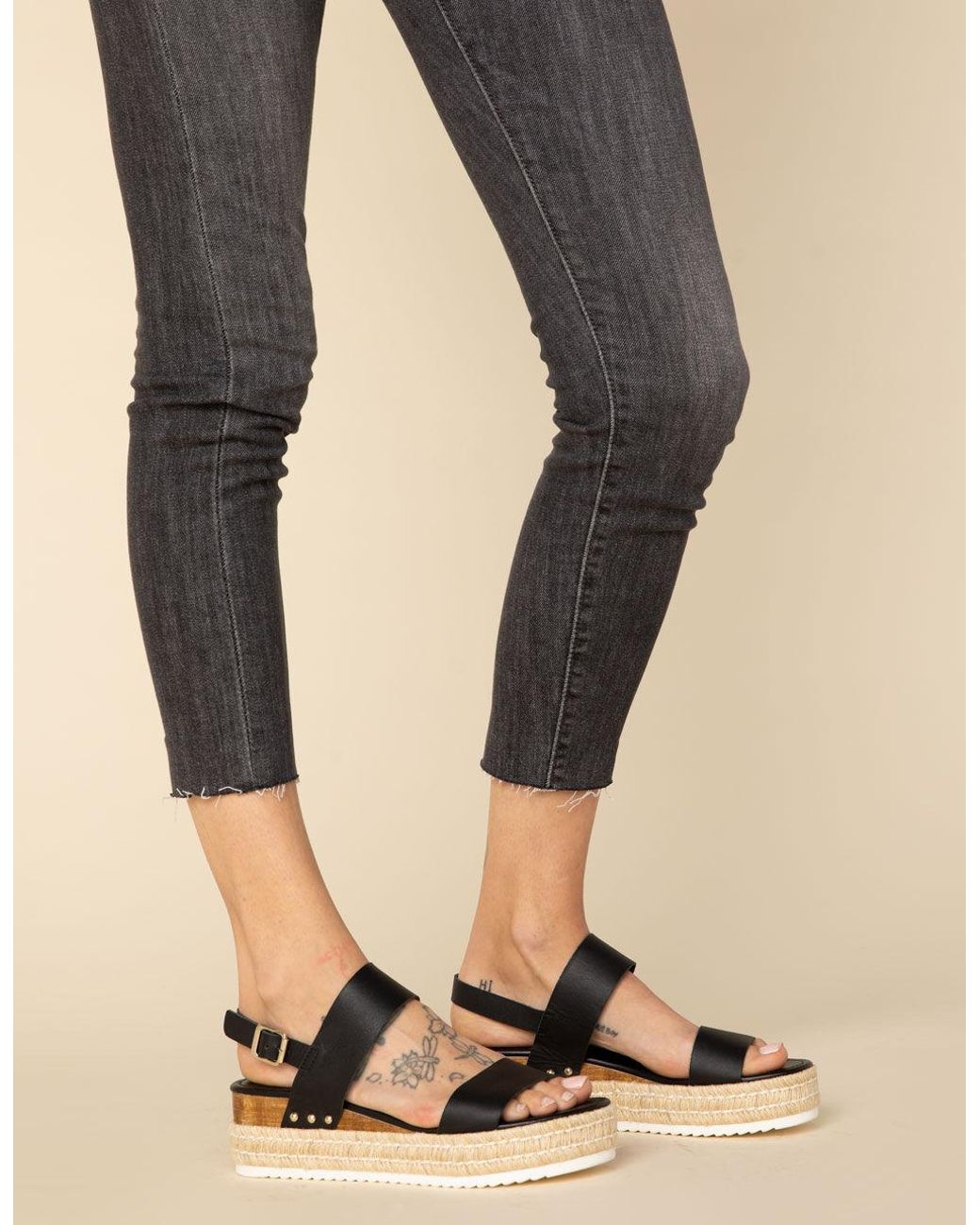 steve madden donna espadrille leather block heel mule