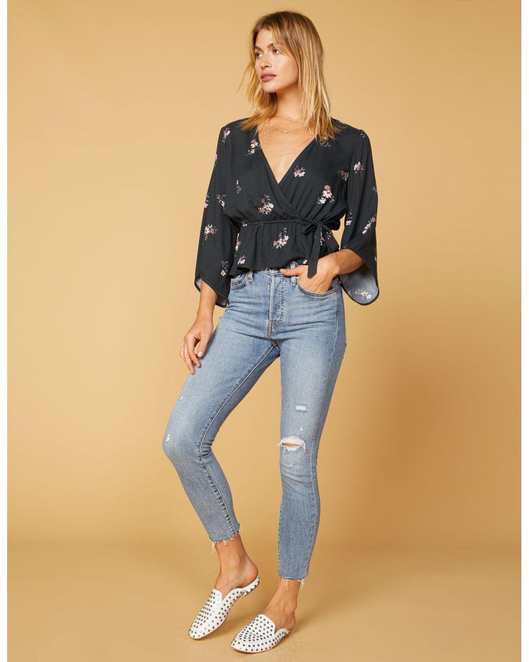 levis wedgie blue spice
