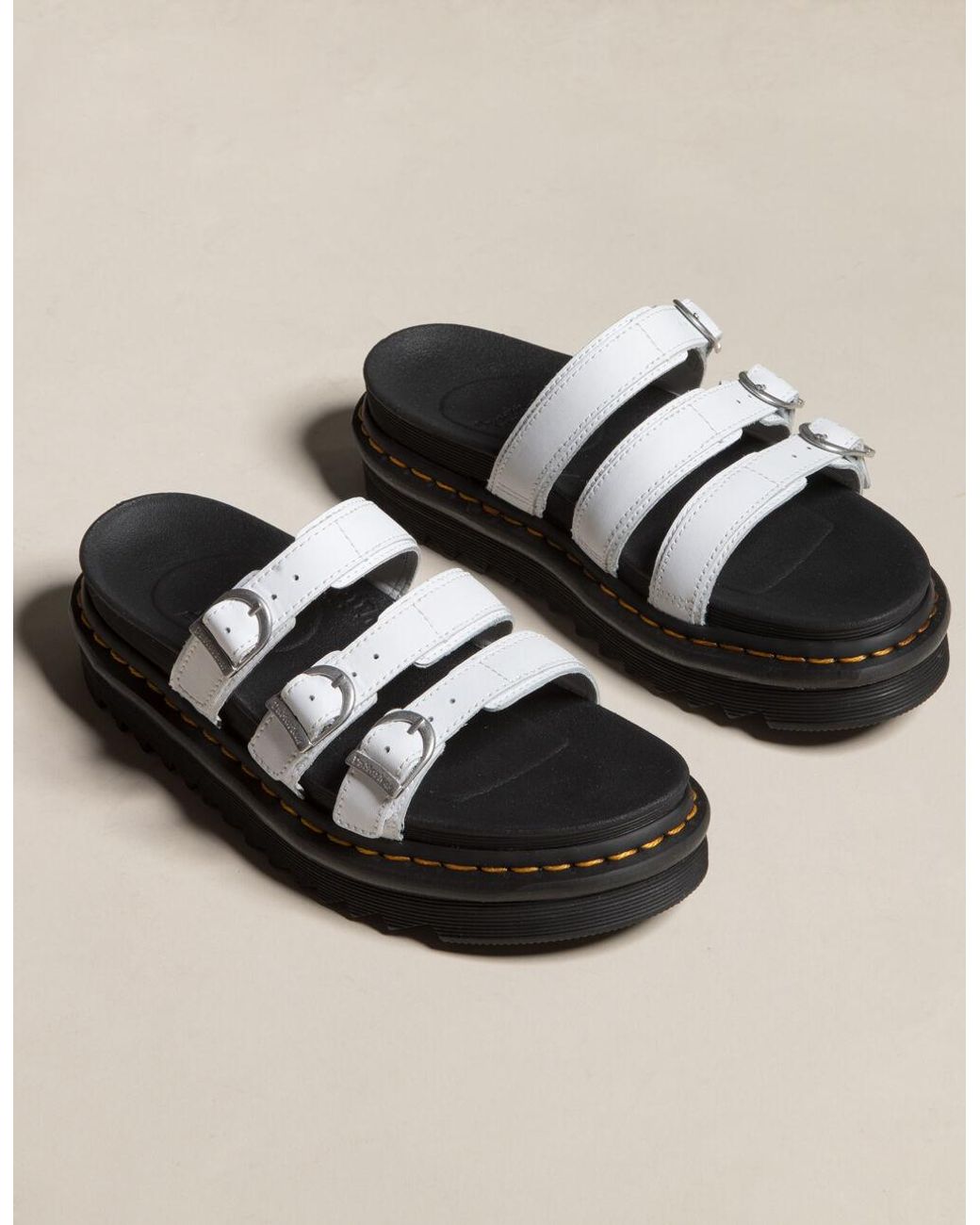 women's dr martens blaire platform slide