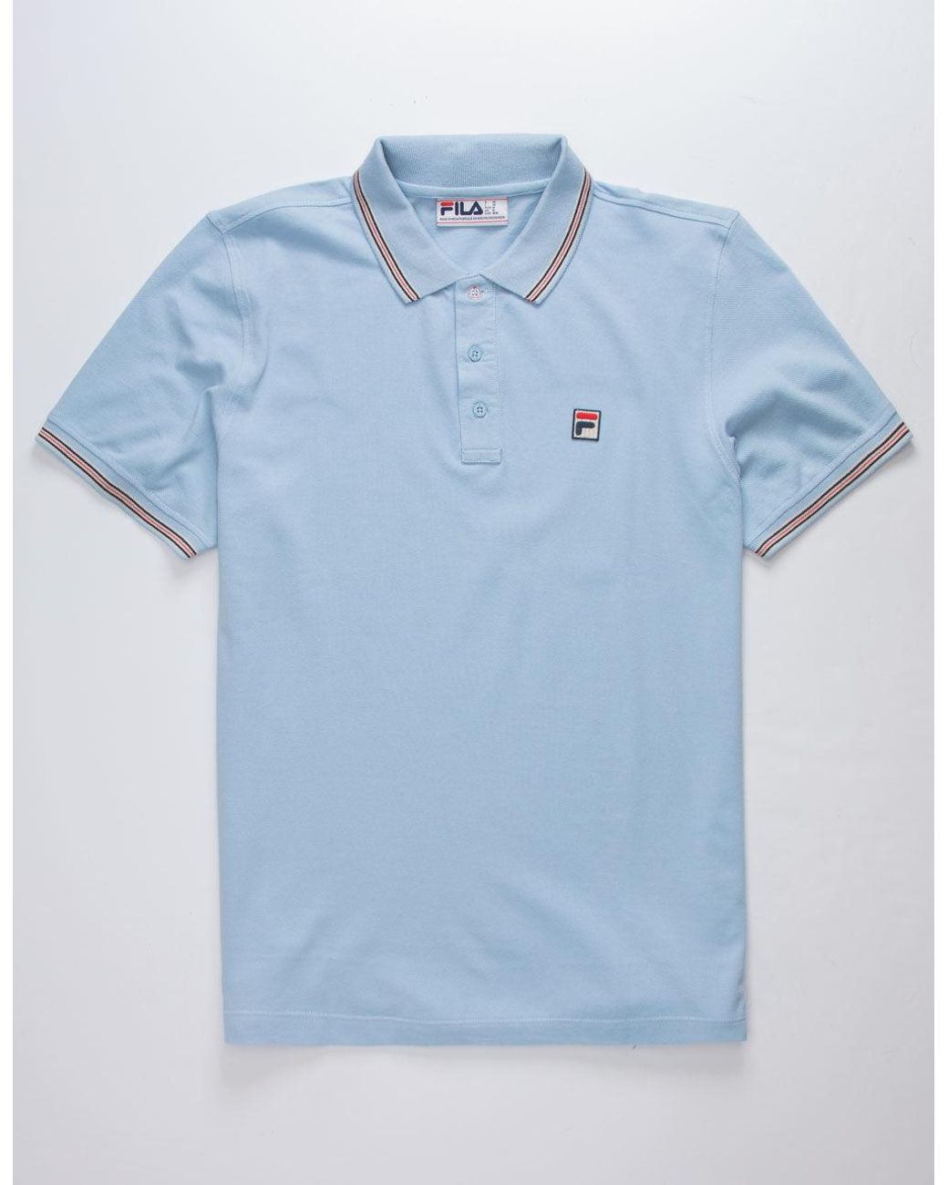 Matcha 3 Light Blue Mens Polo Shirt Matcha 3 Light Blue Mens Polo Shirt