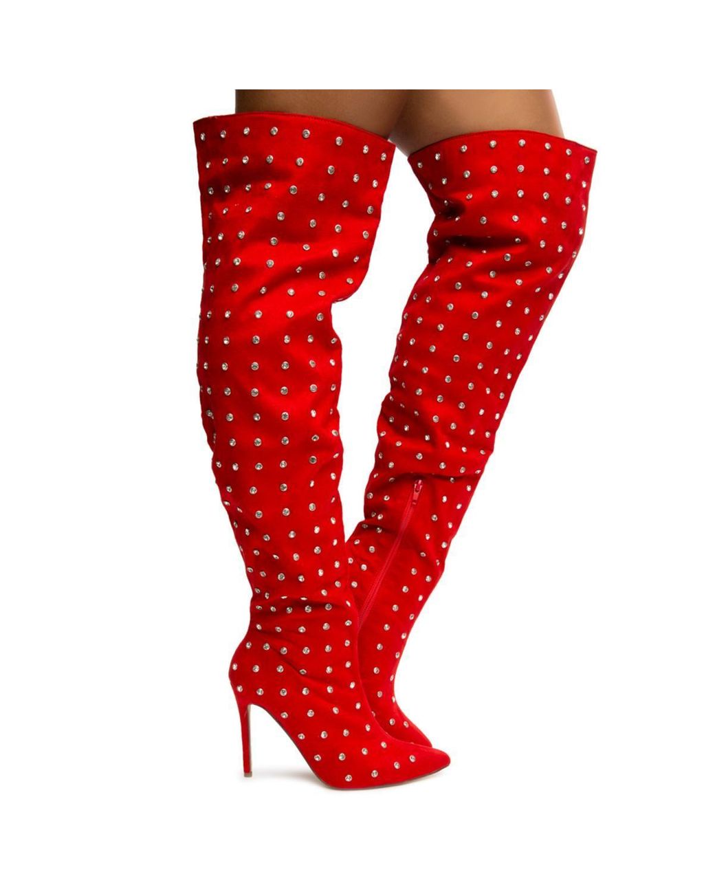 rhinestone studded boots