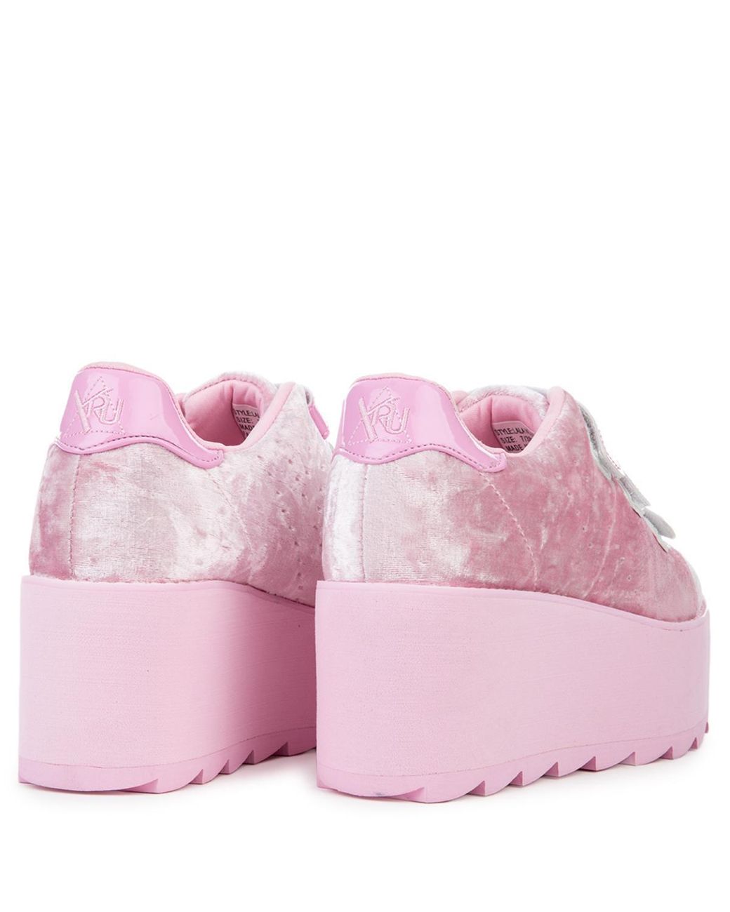 pink platform nikes