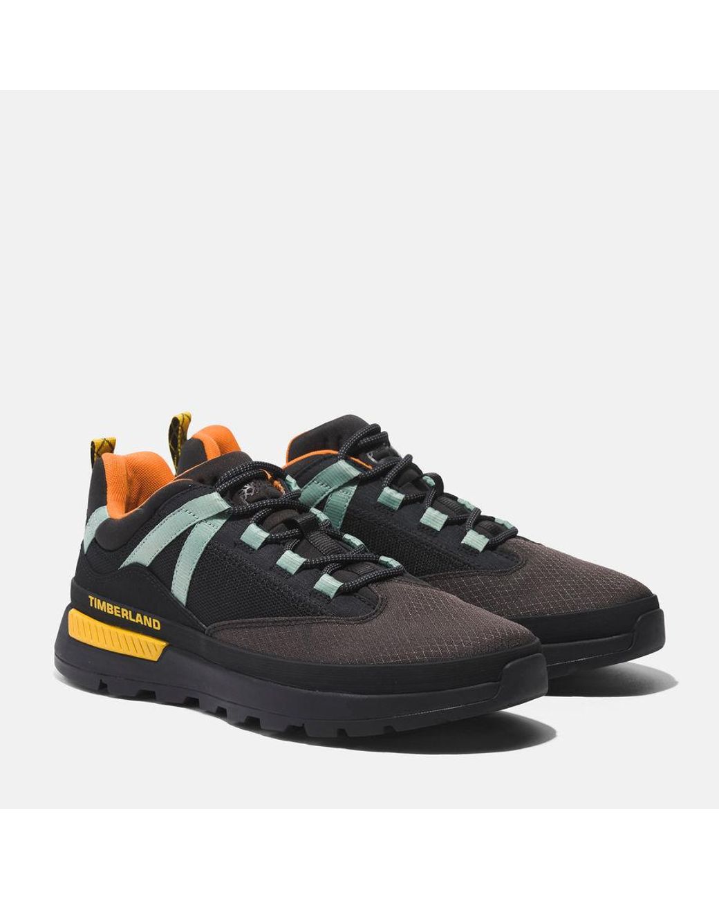 Timberland Euro Trekker Lace up Low Trainer in Blue for Men Lyst UK