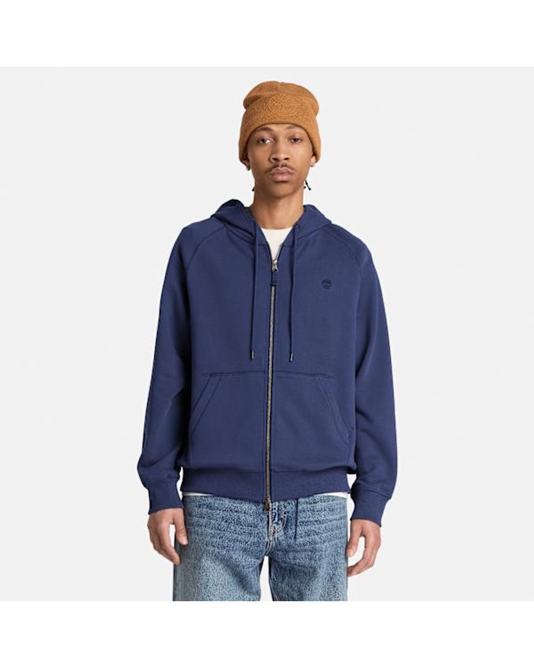 Timberland Blue Exeter River Full-Zip Hoodie For for men