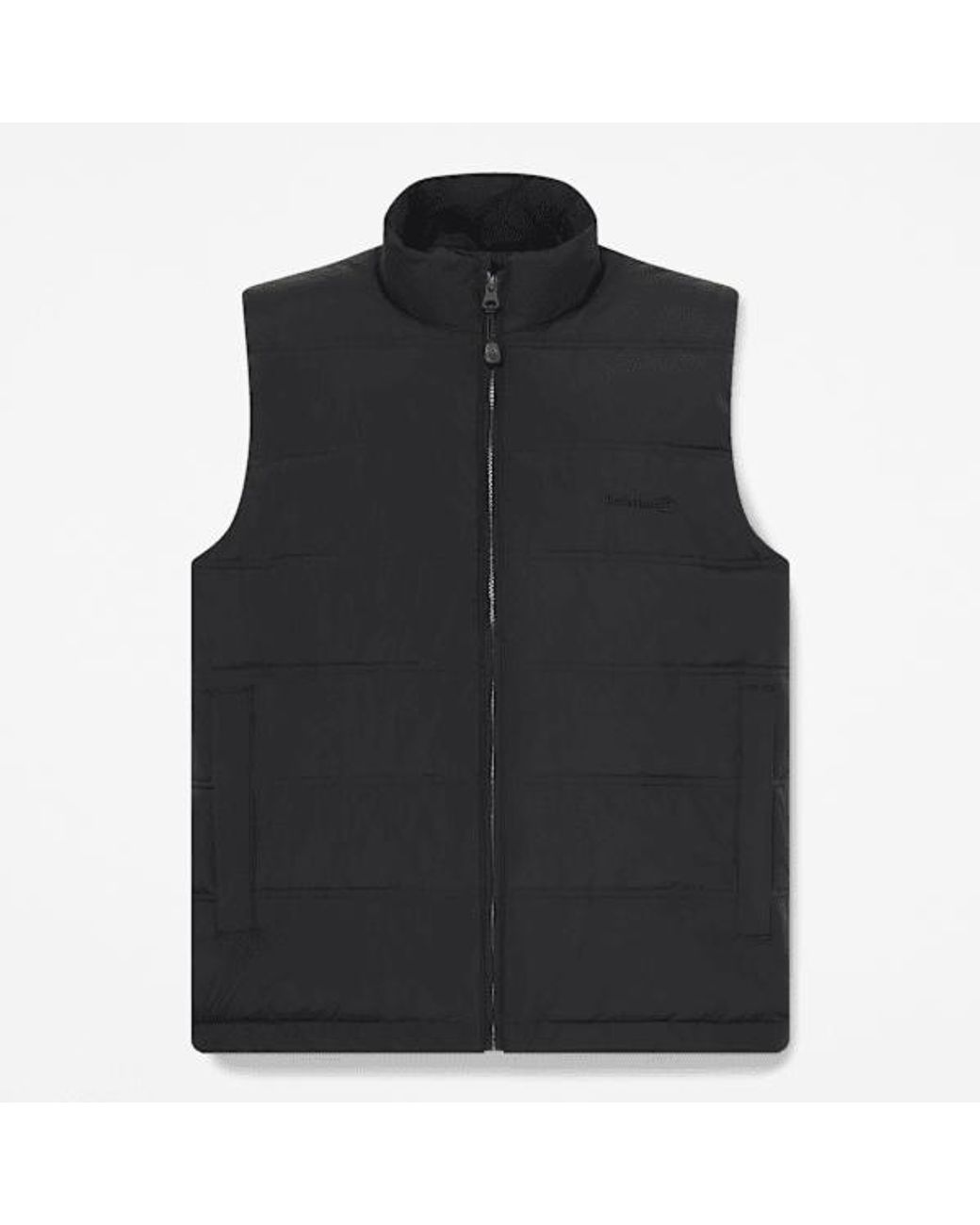 Timberland Black Axis Peak Water Repellent Puffer Vest For for men