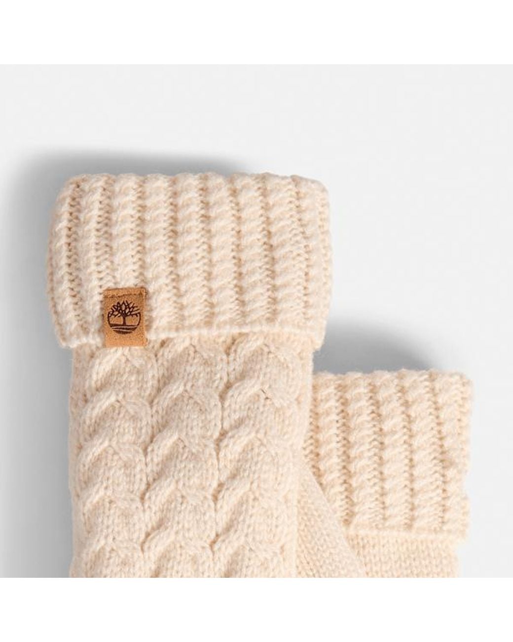 Timberland Natural Cable Mitten For