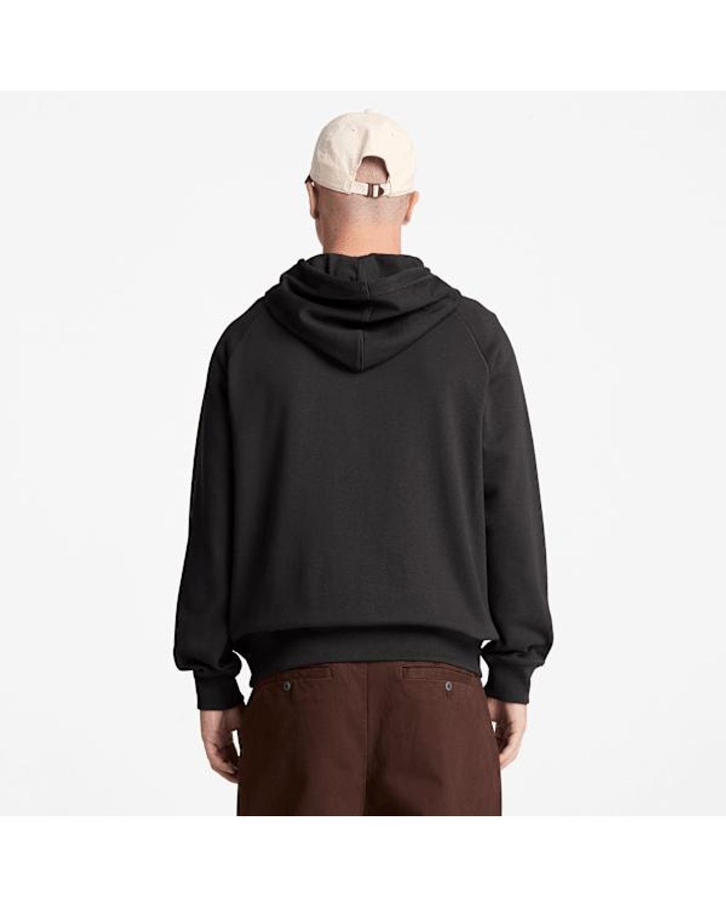 Timberland Black Exeter River Full-Zip Hoodie For for men