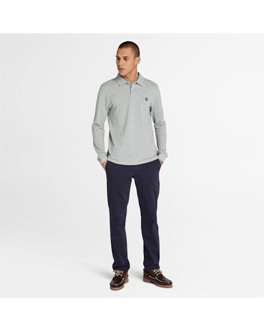 Timberland Blue Claremont Garment Dyed Chino Trouser For for men