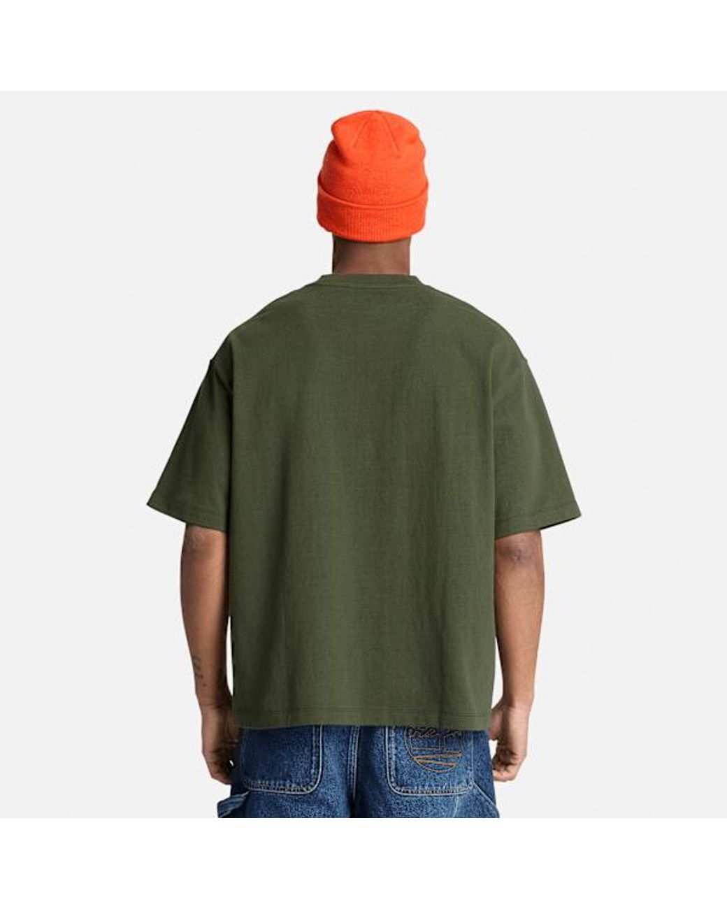 Timberland Green Rugged Boot Short-Sleeve T-Shirt For for men