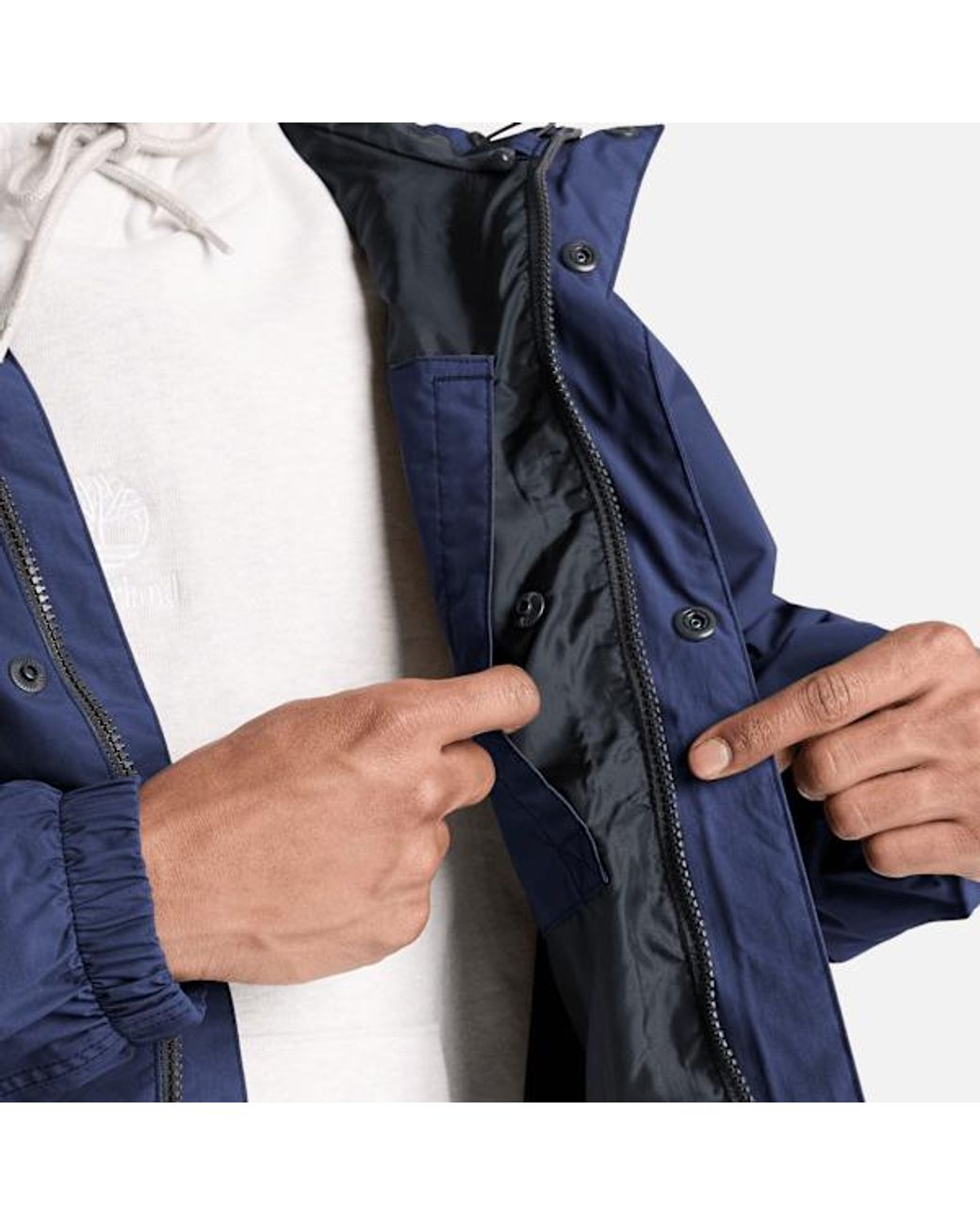 Timberland Blue Weatherline Waterproof Shell Jacket For for men